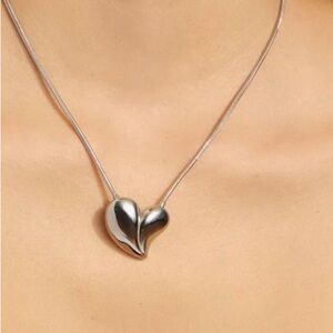 Adornia Silver Water Resistant Heart Pendant Necklace
Minimalist Modern Jewelry